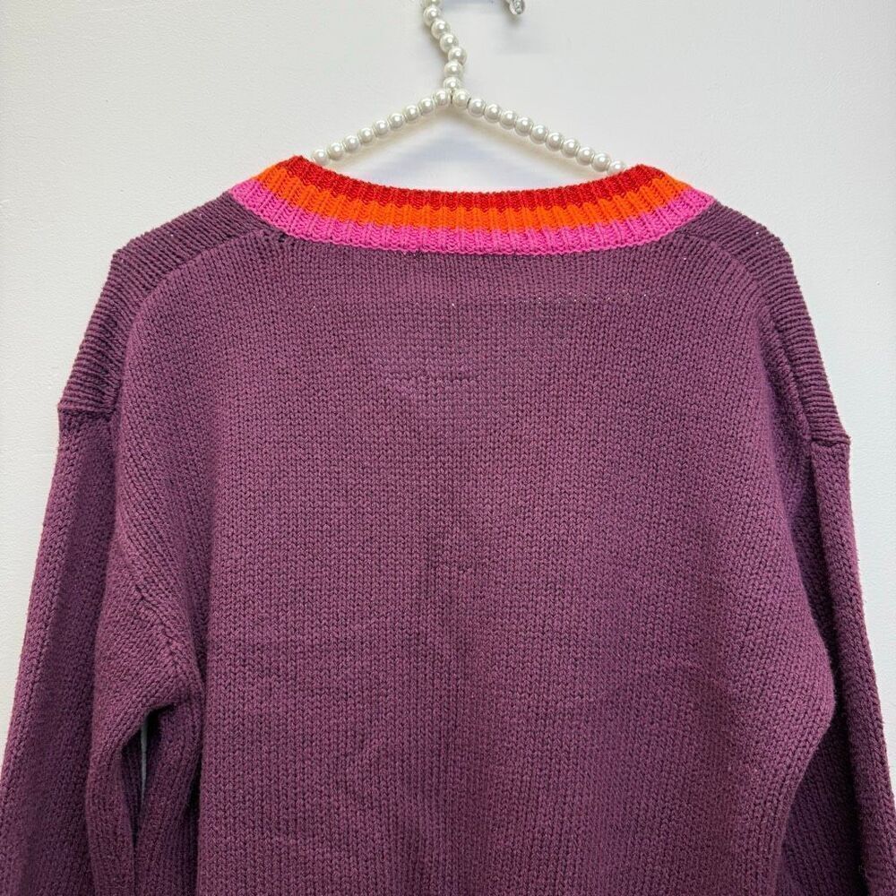 Marine Layer Slouchy V-Neck Sweater🟠 - Picture 8 of 8